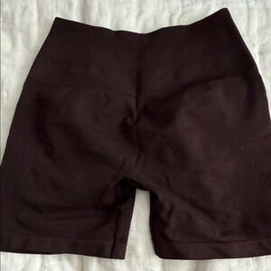 Alphalete Dark Brown Bike Shorts